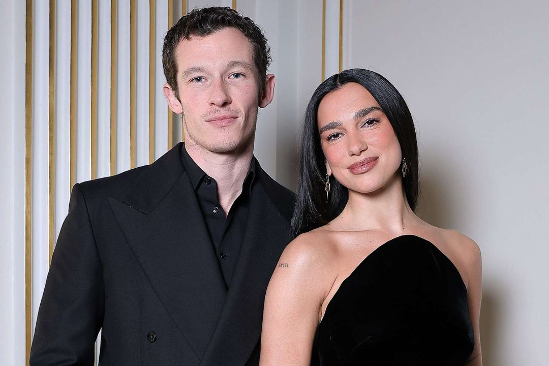 Dua Lipa with her husband, Callum Turner.