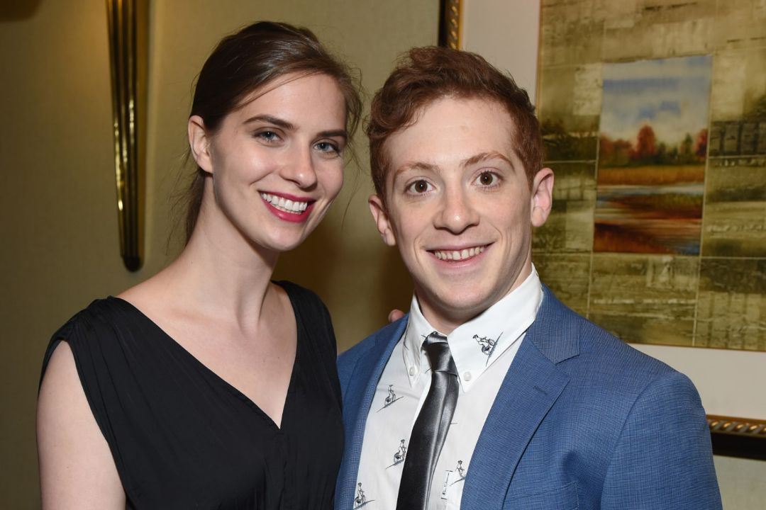 Ethan Slater with his ex-wife, Dr. Lilly Jay.