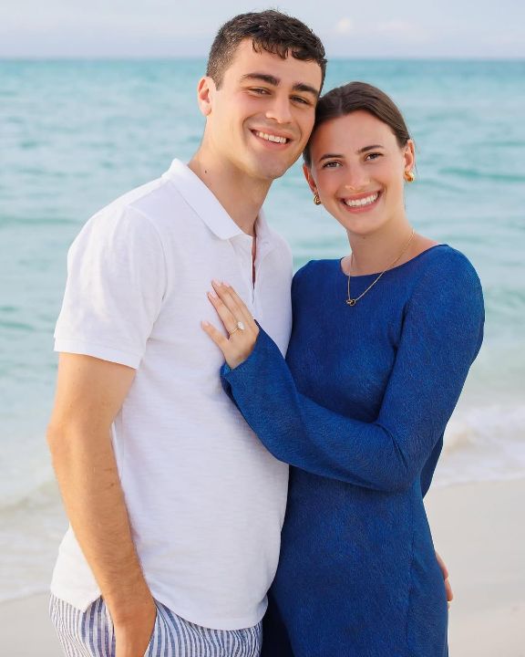 Gio Reyna with his wife, Chloe Ortolano Reyna.