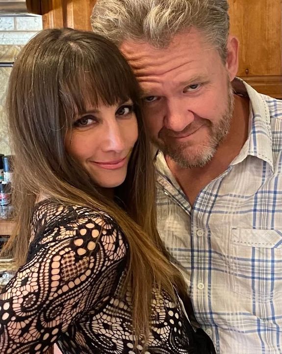 Heather McComb with her husband, Scott Michael Campbell.