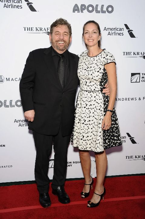 James Dolan with his wife, Kristin Dolan.