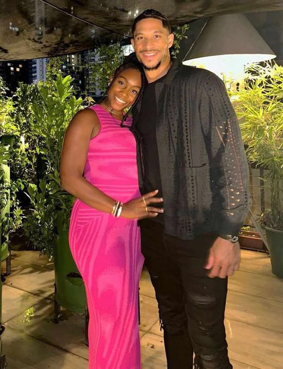 Josh Hart with his wife, Shannon Phillips Hart.
