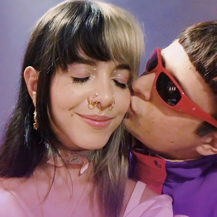Melanie Martinez with her ex-boyfriend, Oliver Tree.