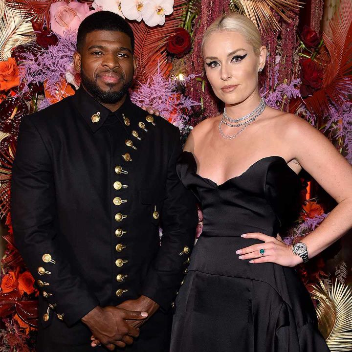 P.K. Subban with his ex-fiancée, Lindsey Vonn.