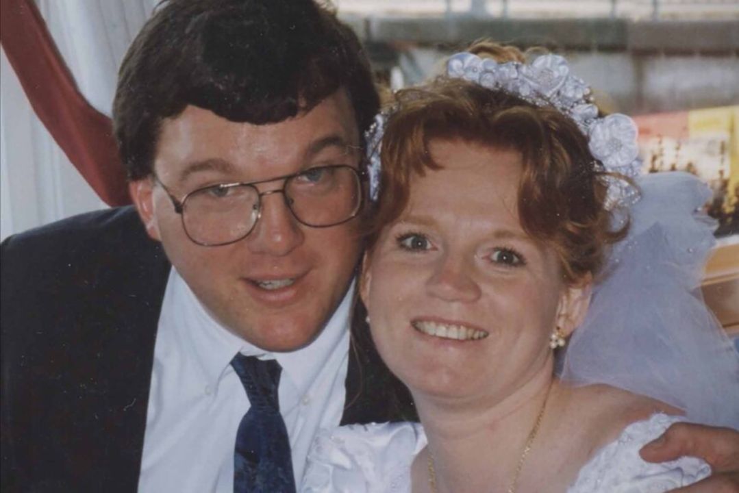 Rex Heuermann with his wife, Asa Ellerup.