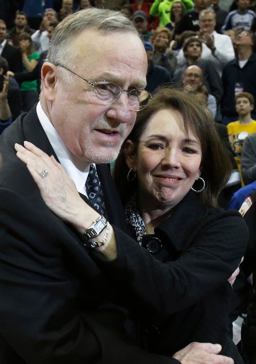 Rick Adelman with his wife, Mary Kay.