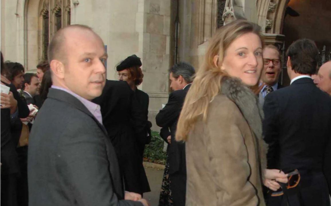 Steve Hilton with his wife, Rachel Whetstone.
