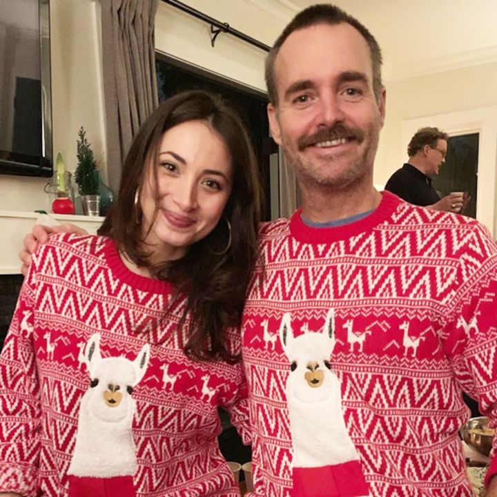 Will Forte with his wife, Olivia Modling.