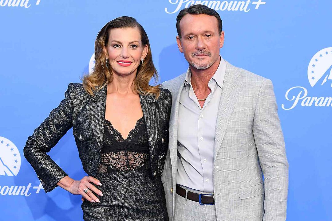 Tim McGraw with his wife, Faith Hill.