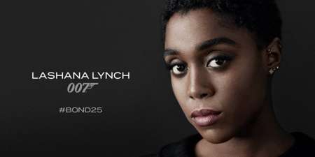 Lashana Lynch on the poster of Bond 25.