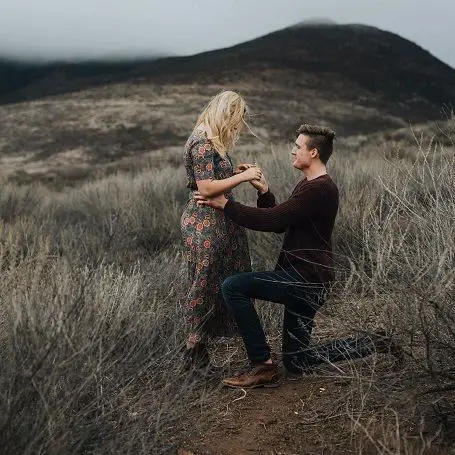 The couple got engaged after Hudson Sheaffer got down on his knee and asked Sasha Pieterse to marry him.