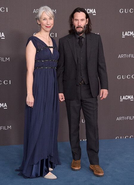 Keanu Reeves with his GF Alexandra Grant.
