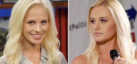 Tomi Lahren before and after the alleged plastic surgery.