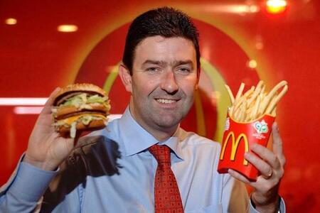 The former president and CEO of McDonald's, Steve Easterbrook.