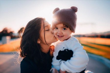 Yvette Monreal posts pictures of a little baby boy from time to time.