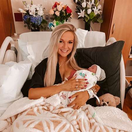 Morgan Wallen's baby mama Katie Smith gave birth to their son.