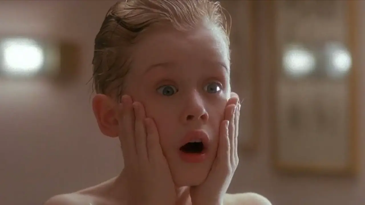 Macaulay Culkin improvised one of the iconic moments on Home Alone.