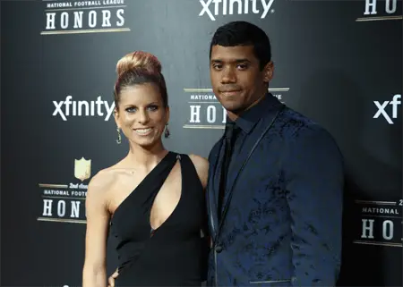 Ashton and Russel at the NFL Honors Awards.