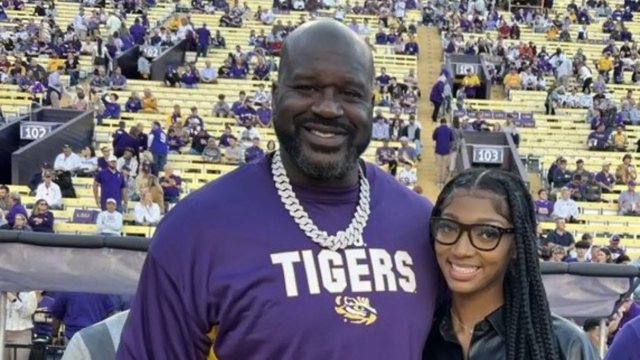 Angel Reese calls Shaquille O'Neal uncle. celebsindepth.com