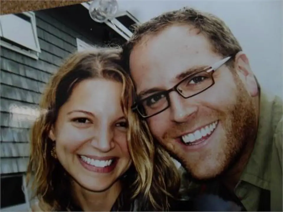 Josh Gates was married to his wife, Hallie Gnatovich, until 2021. celebsindepth.com