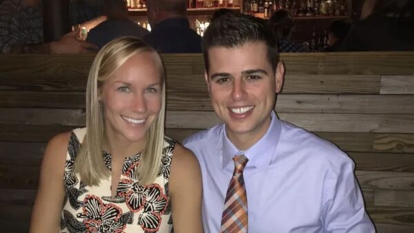 todd golden with his wife, megan york.