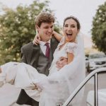 Nicolas Jarry with his wife, Laura Urruti.