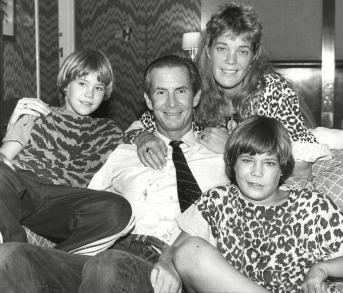 Anthony Perkins’ Wife, Berry Berenson, and 2 Kids—Oz & Elvis