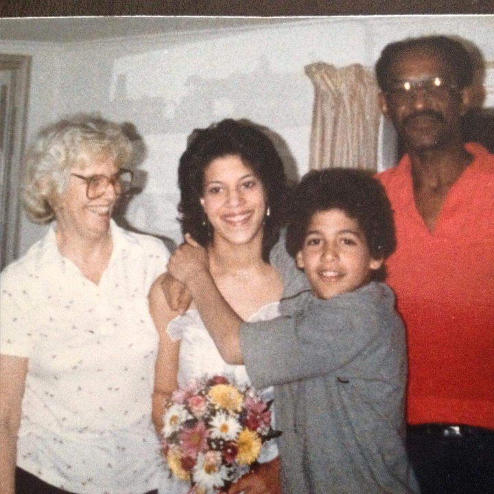 James Franklin's parents and sister.